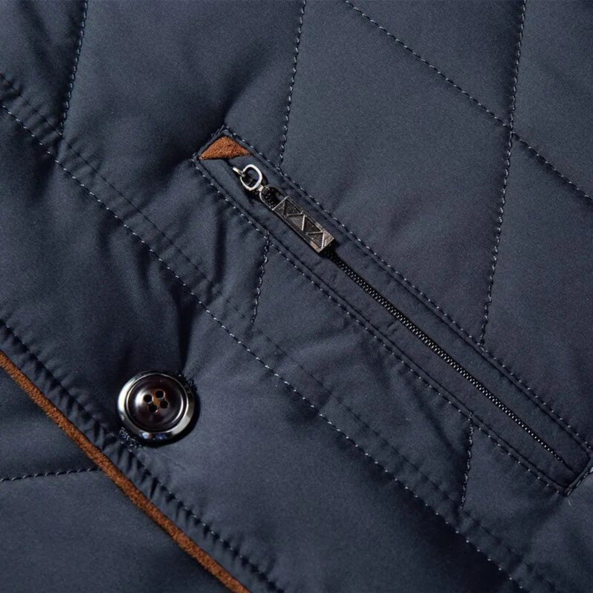 Alden | Winterjacke-Weste mit Stehkragen