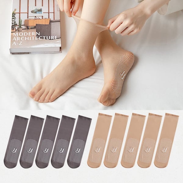 Lily - Rutschfeste Baumwollsocken für Damen