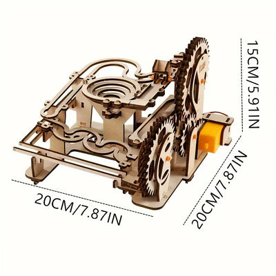 TrackMaster 3D-Kugelbahn-Puzzle – DIY mechanisches Bauset für Teenager und Erwachsene