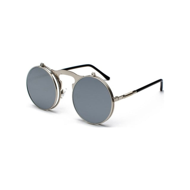 Stuttgart | Sleek Personalisierte Mode Runde Sonnenbrille für Männer