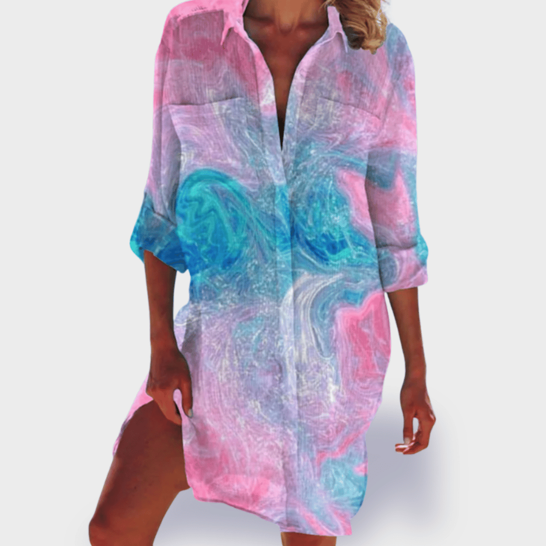 Brigitte | Bunte und leichte Sommerrobe