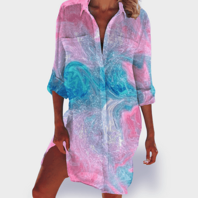 Brigitte | Bunte und leichte Sommerrobe