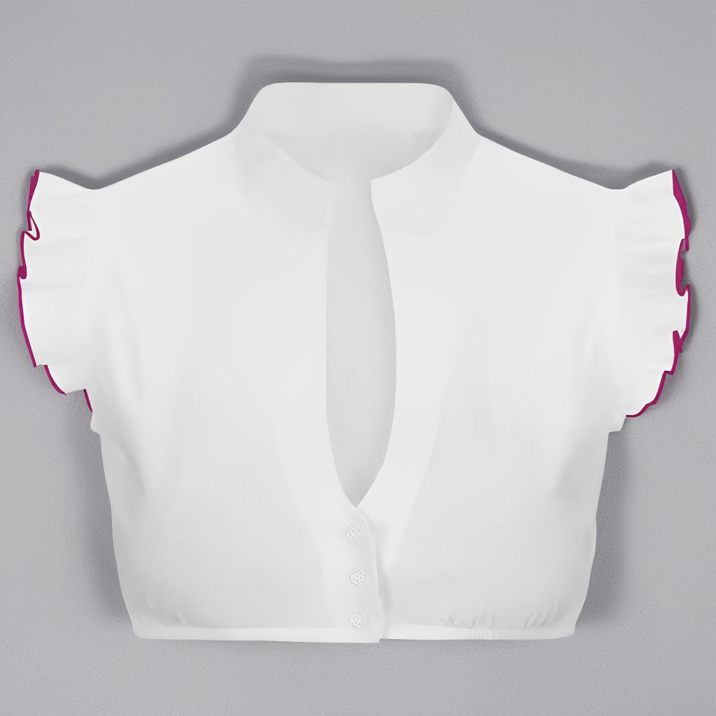 Abegail - Elegante Kurzarm-Bluse für Damen