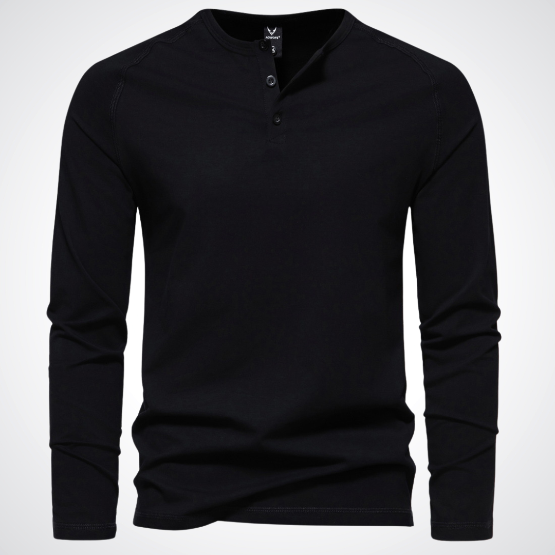 Joshua | Rundhals-Langarmshirt