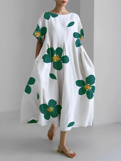 Xavia - Lockeres, bequemes Kleid mit Muster für Damen