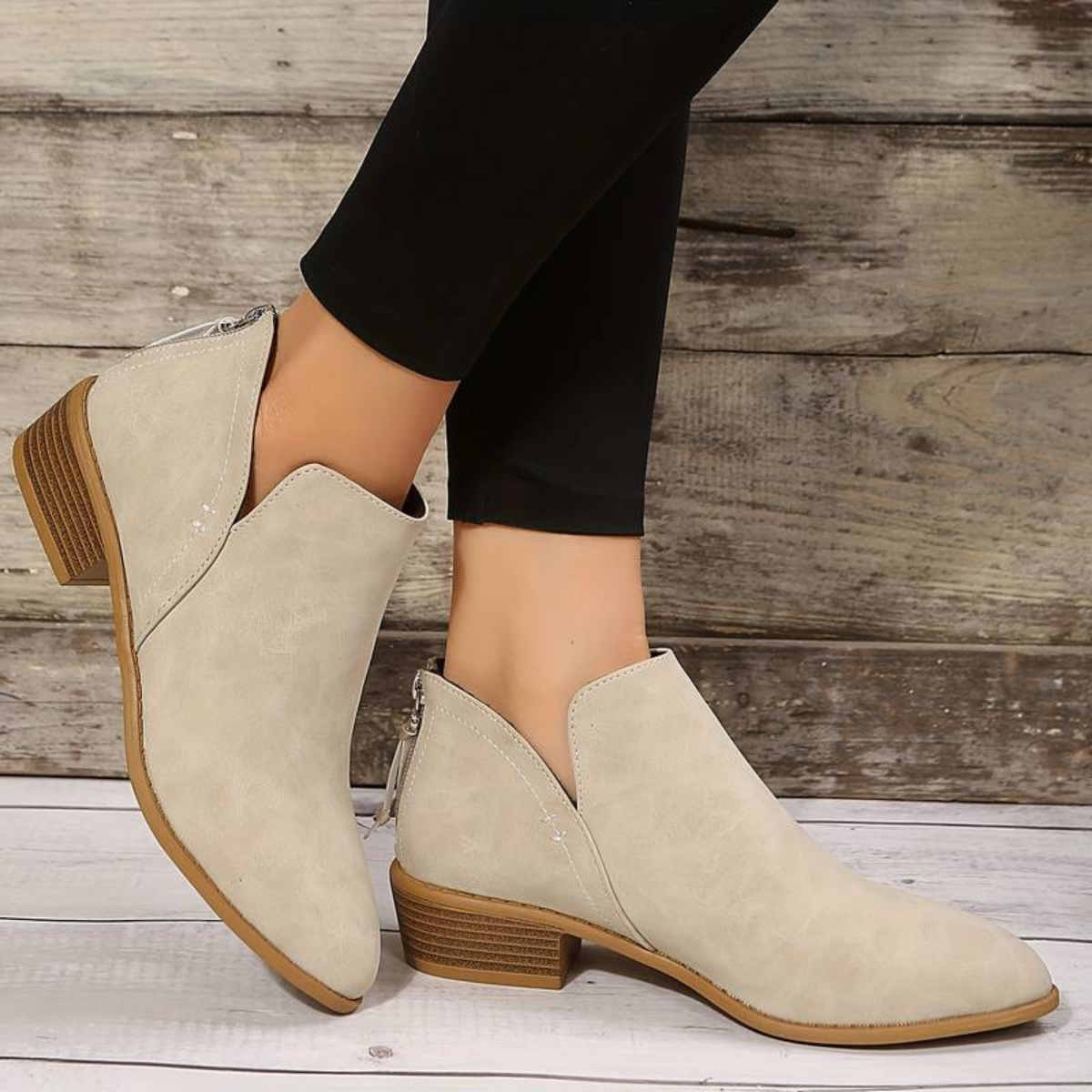 Spitz zulaufende Stiefeletten für Damen