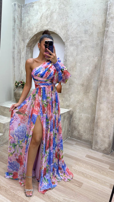 Sylvia - Luftiges Schulterkleid für Sommerfeste
