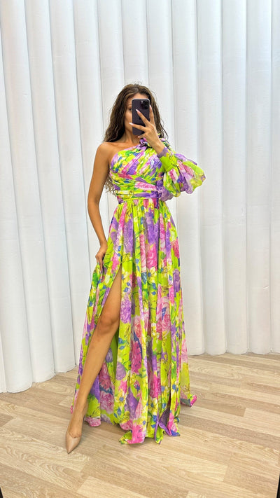 Sylvia - Luftiges Schulterkleid für Sommerfeste