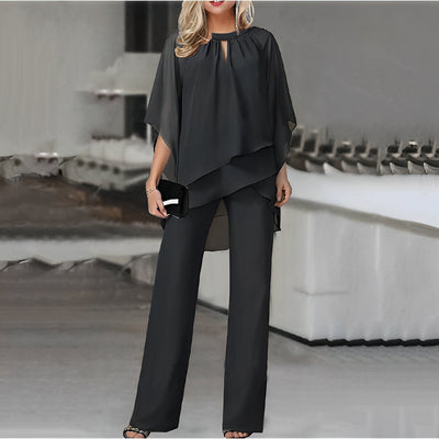Sherlyn - Stilvolles, schulterfreies, lockeres Damen-Set