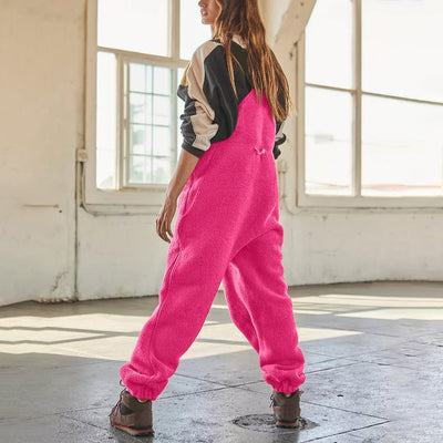 Lanamarie | Verstellbarer Cord-Fleece-Jumpsuit