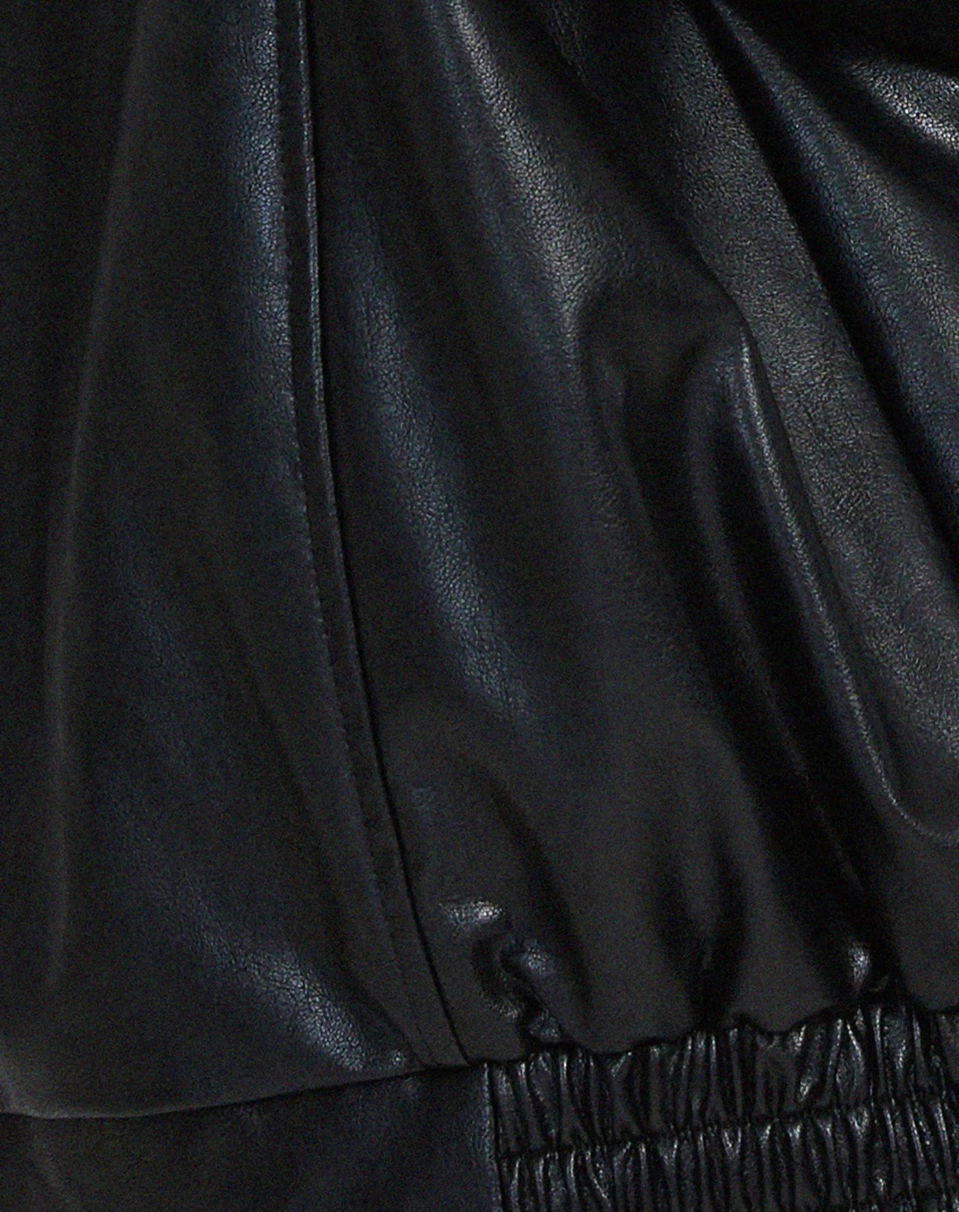 Übergroße Vintage Lederjacke