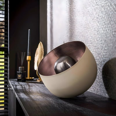 ShimmerCage Light - Elegante Runde Stehlampe