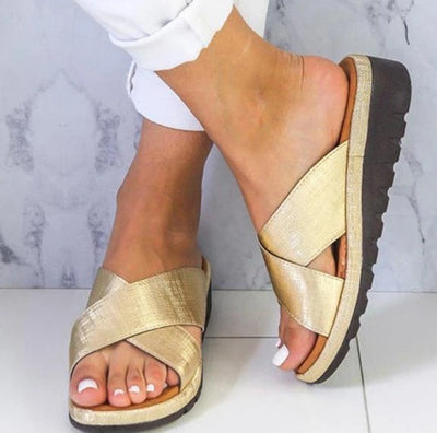 Jaidyah | Outdoor-Flip-Flops mit Keilabsätzen