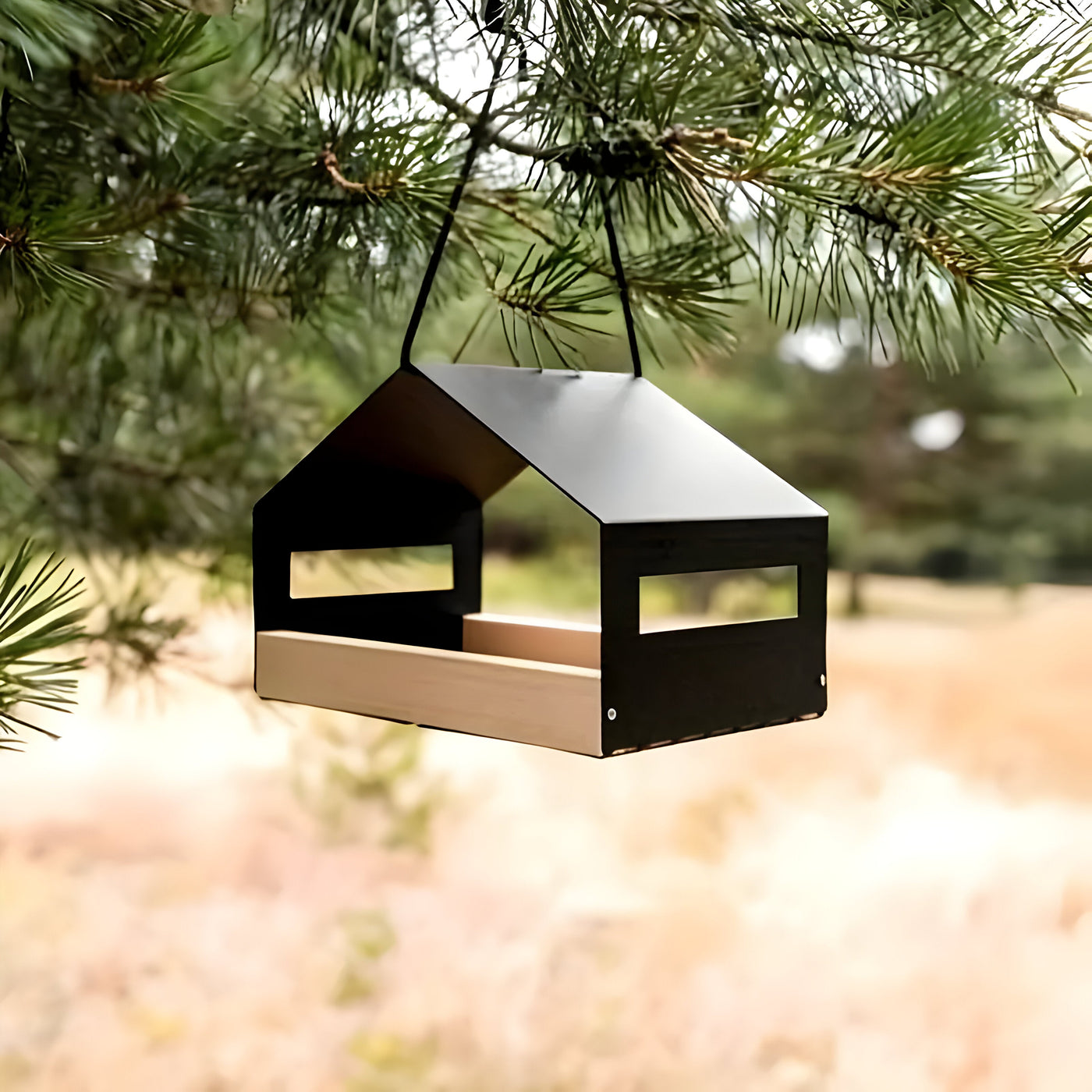 TweetWood Nest – Elegantes Hängendes Vogelhaus