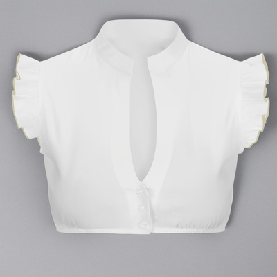 Abegail - Elegante Kurzarm-Bluse für Damen