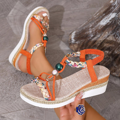 Tasia - Bequeme Sandalen Mit Keilabsatz