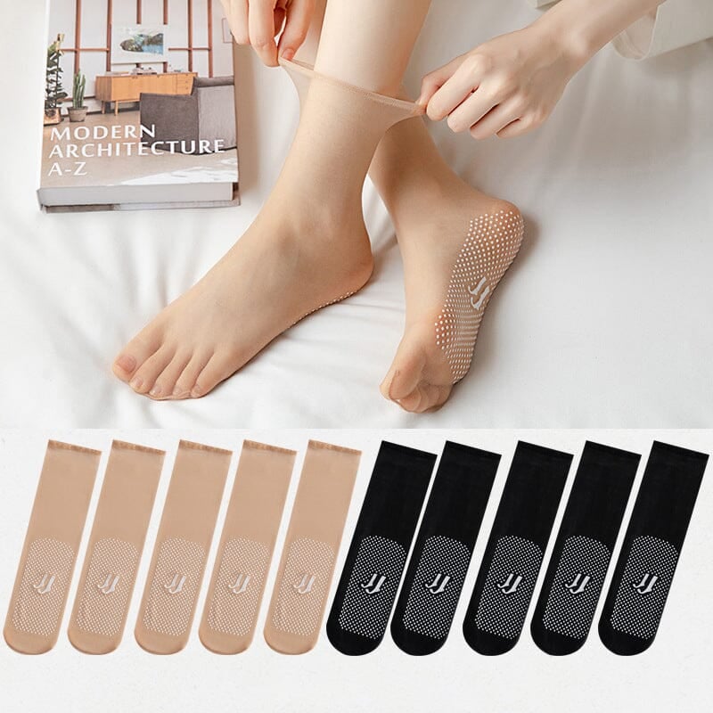 Lily - Rutschfeste Baumwollsocken für Damen