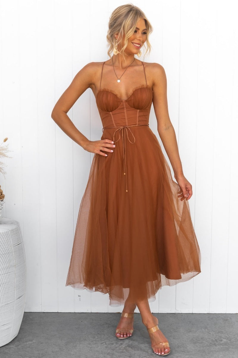 Kallystah | Ärmelloses Midikleid