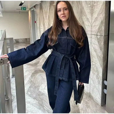 Stilvolles Denim-Set