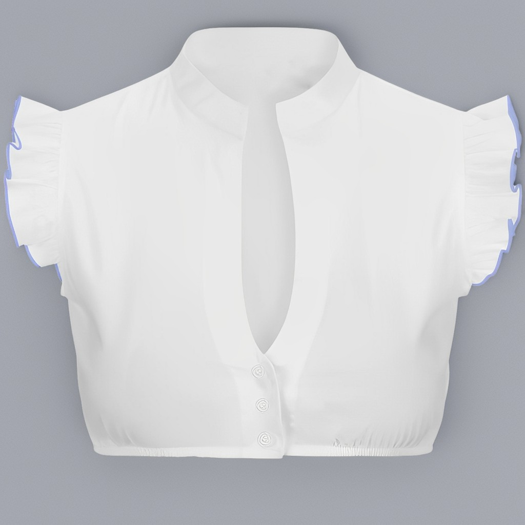 Abegail - Elegante Kurzarm-Bluse für Damen
