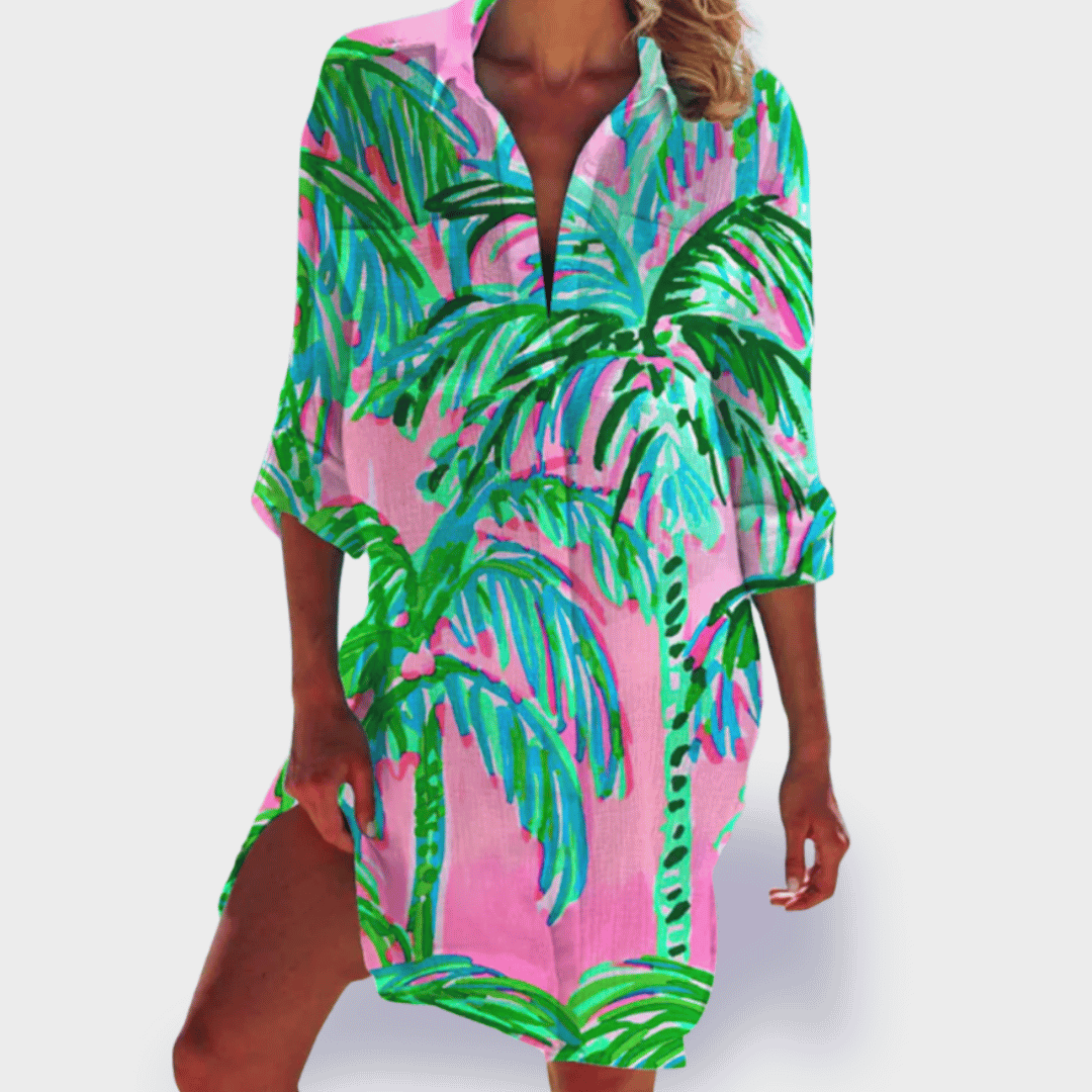 Brigitte | Bunte und leichte Sommerrobe