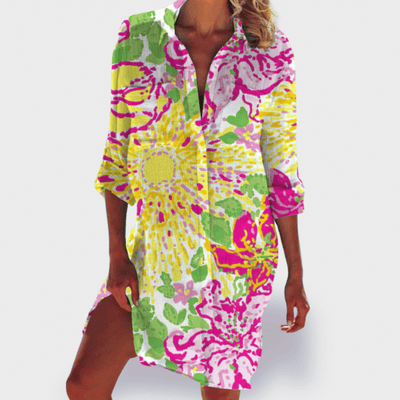 Brigitte | Bunte und leichte Sommerrobe