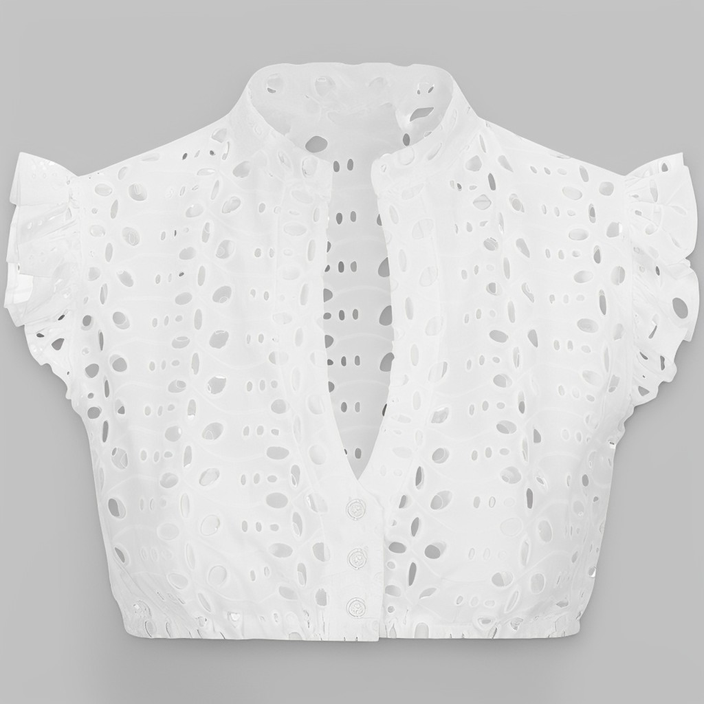 Abegail - Elegante Kurzarm-Bluse für Damen