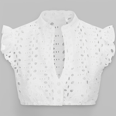 Abegail - Elegante Kurzarm-Bluse für Damen