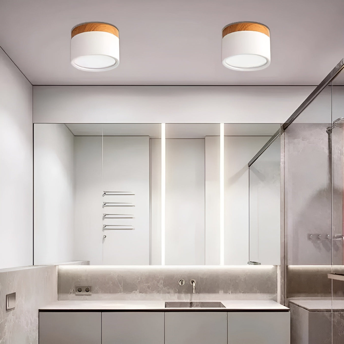 WoodTone Light - Modernes LED-Downlight für die Decke