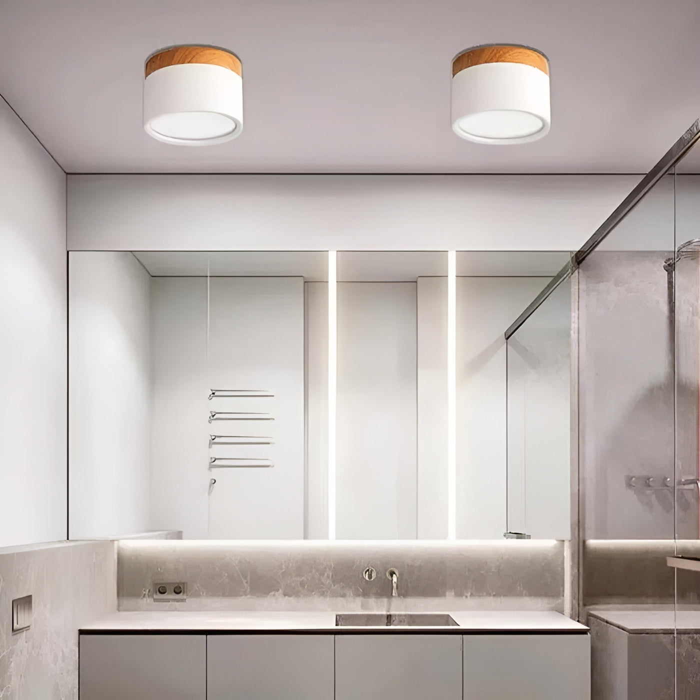 WoodTone Light - Modernes LED-Downlight für die Decke