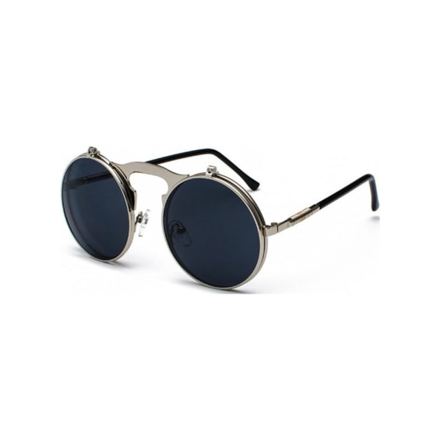 Stuttgart | Sleek Personalisierte Mode Runde Sonnenbrille für Männer