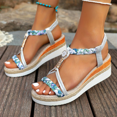 Tasia - Bequeme Sandalen Mit Keilabsatz