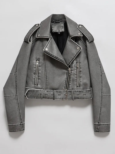 Stuttgart | Modische Damen Lederjacke - 2024 Edition