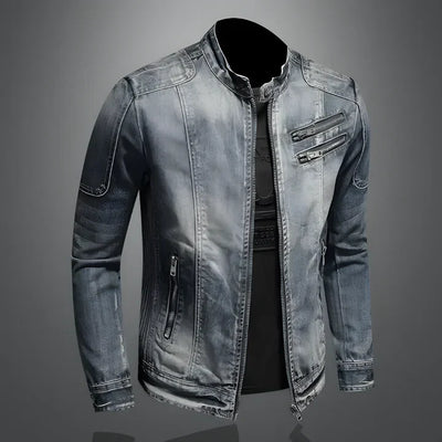Alexo - retro denim jacke für männer