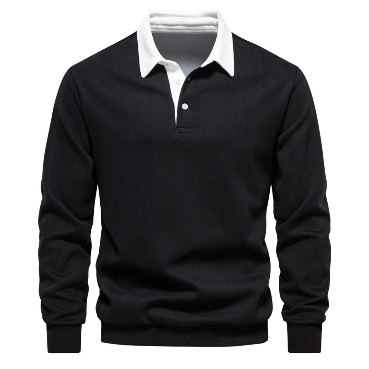 Randall | Lässiger Pullover mit Kragen