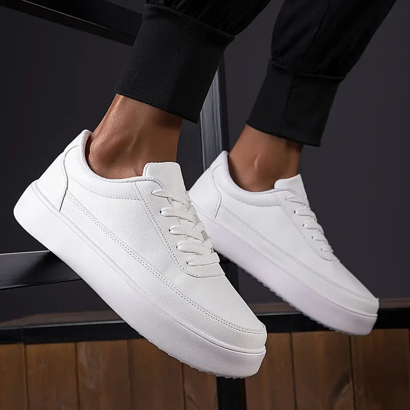 Tristo – Weiße Skateschuhe für Herren