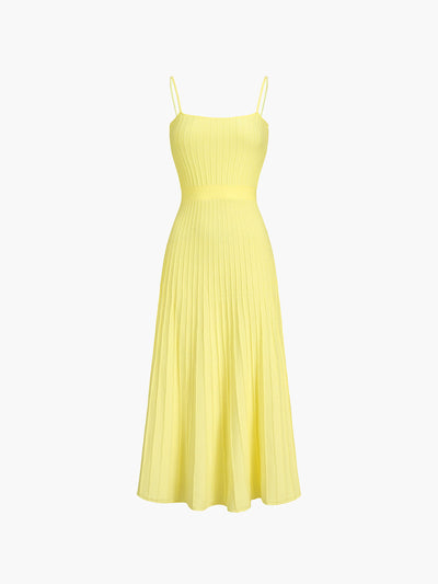 Addison - Midi-Sonnenkleid aus Rippe