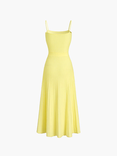 Addison - Midi-Sonnenkleid aus Rippe