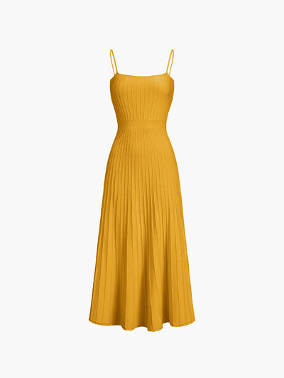 Addison - Midi-Sonnenkleid aus Rippe