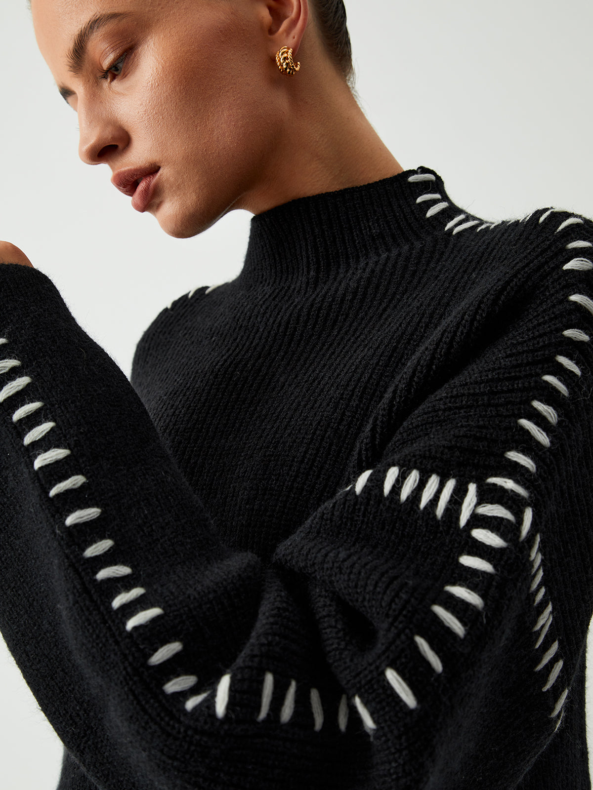 Stuttgart | Mode Locker gestrickter Pullover in Übergröße