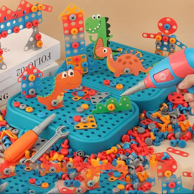 Tragbare Baukoffer für Kinder - BuildiBox