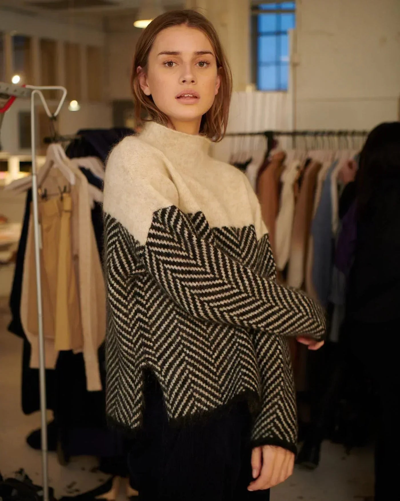 Zoe | Rollkragen Strickpullover