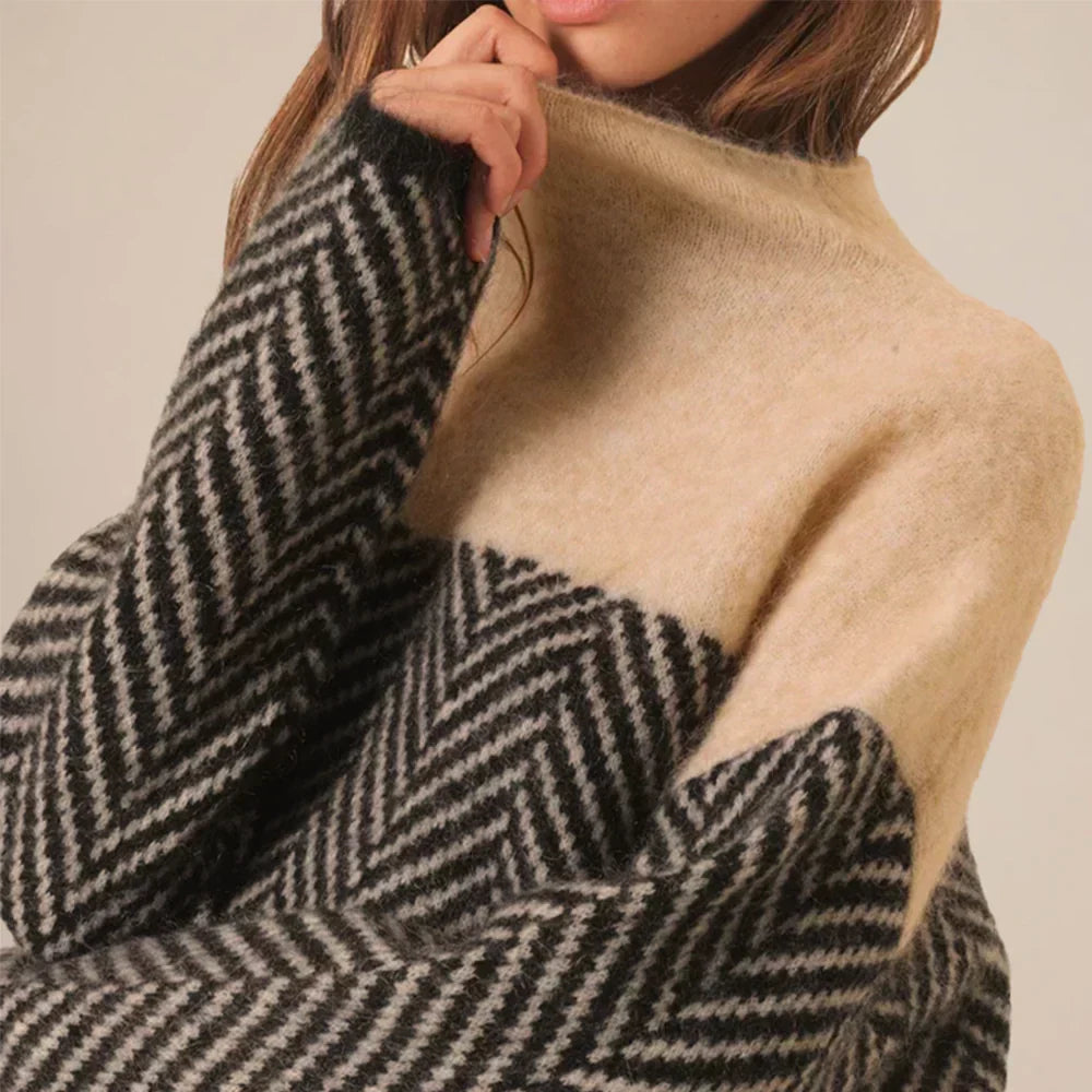 Zoe | Rollkragen Strickpullover
