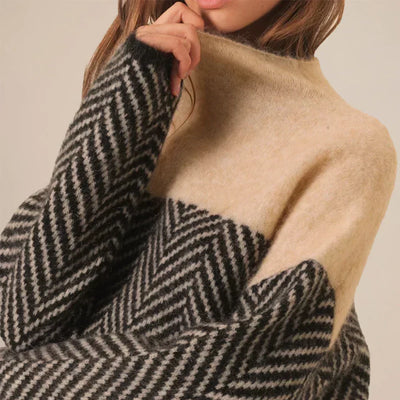 Zoe | Rollkragen Strickpullover