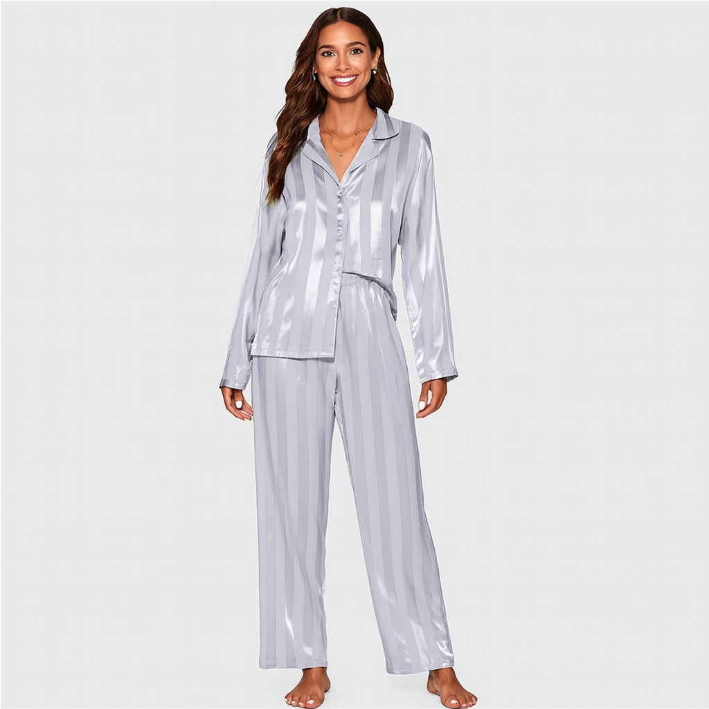 Shubo – Bequemer Damen-Pyjama für entspanntes Schlafen und Entspannen