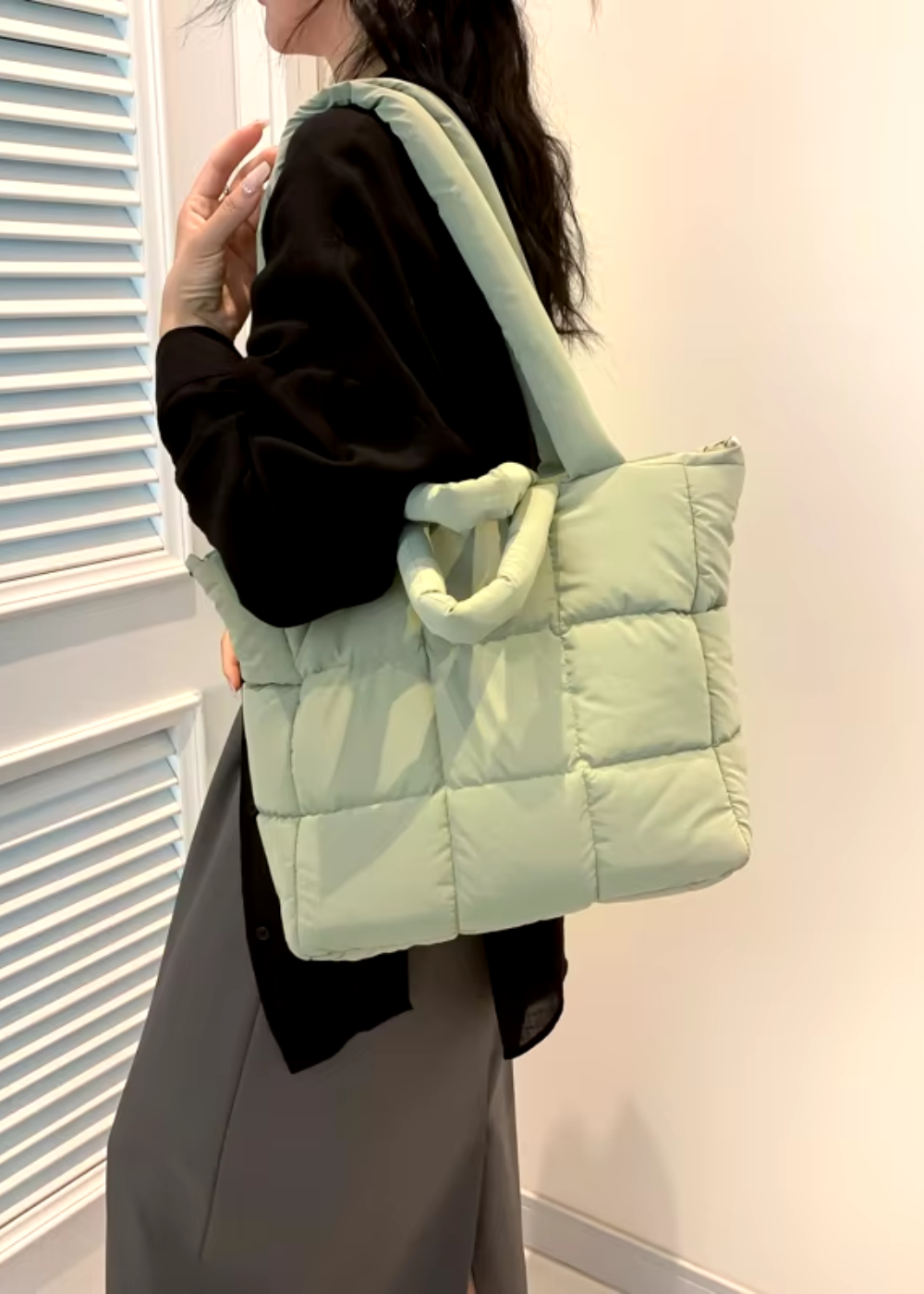 Crissy Handtasche Damen – Gesteppte Tasche – Große Shopper