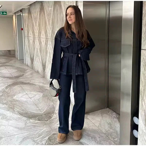 Stilvolles Denim-Set