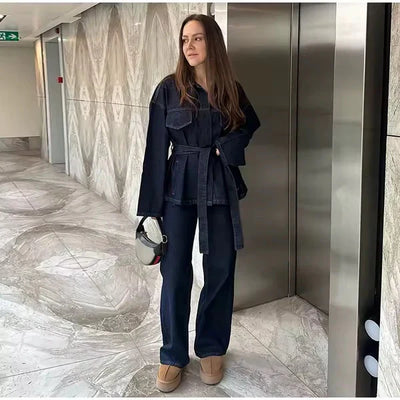 Stilvolles Denim-Set