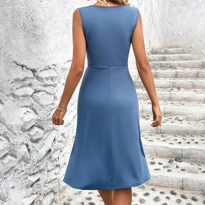 Therese - Ärmelloses, luftiges Sommer-Midikleid für Damen