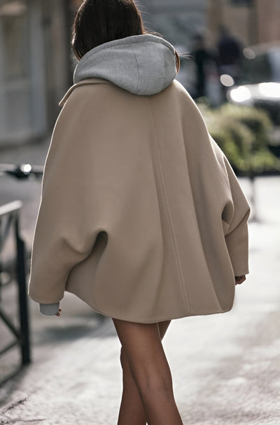 Irene | Vintage-Oversize-Mantel mit Taschen